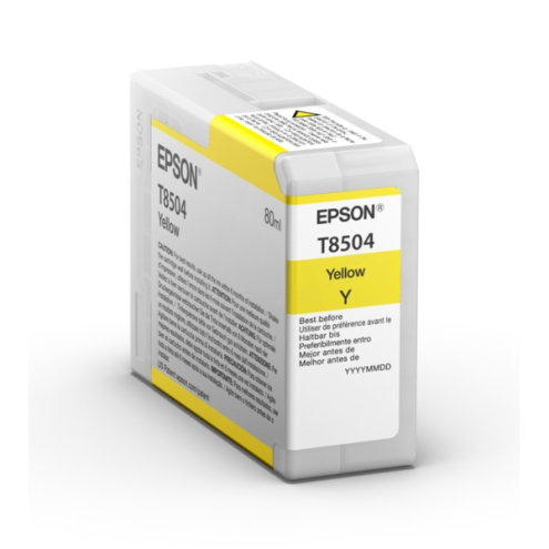 ORIGINAL EPSON T8504 Tintenpatrone gelb 80,00 ml (C 13 T 850400)
