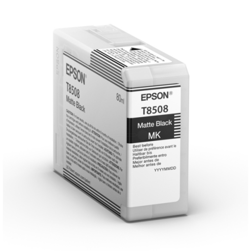 ORIGINAL EPSON T8508 Tintenpatrone schwarz matt 80,00 ml (C 13 T 85080N)