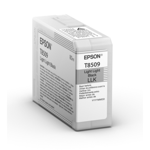 ORIGINAL EPSON T8509 Tintenpatrone schwarz hell hell 80,00 ml (C 13 T 850900)