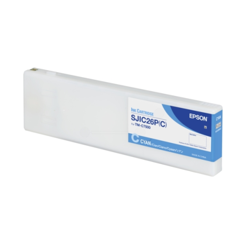 ORIGINAL EPSON SJIC26PC Tintenpatrone cyan 294,30 ml (C 33 S0 20619)