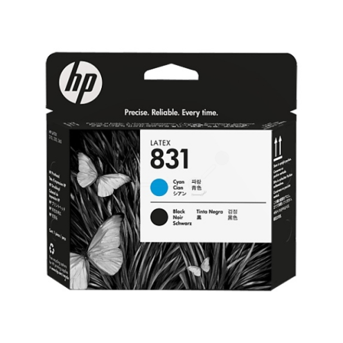 ORIGINAL HP 831 Druckkopf schwarz / cyan (CZ 677 A)