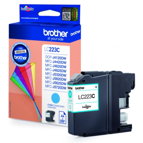 ORIGINAL BROTHER LC223C Tintenpatrone cyan 550 Seiten, 5,90 ml