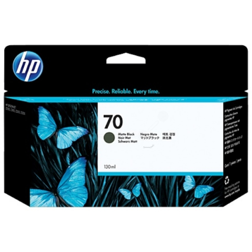 ORIGINAL HP 70 Tintenpatrone schwarz matt 130,00 ml (C 9448 A)