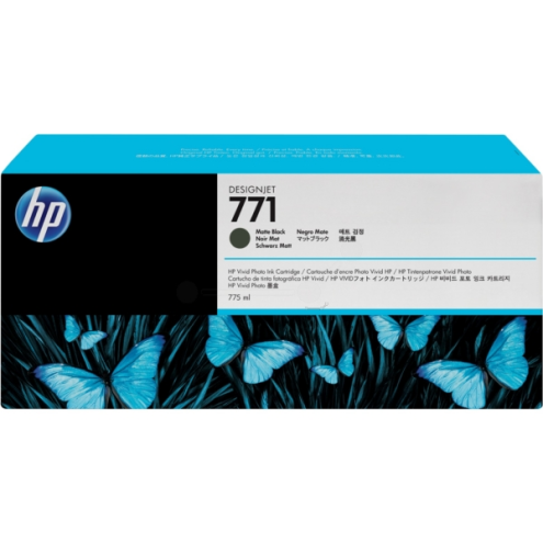 ORIGINAL HP 771 Tintenpatrone schwarz matt 775,00 ml (CE 037 A)