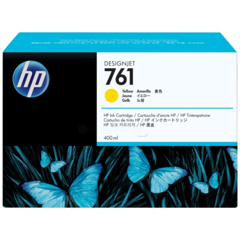 ORIGINAL HP 761 Tintenpatrone gelb 400,00 ml (CM 992 A)