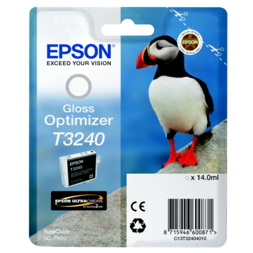 ORIGINAL EPSON T3240 Tintenpatrone Gloss-Optimizer 3.350 Seiten, 14,00 ml (C 13 T 32404010)