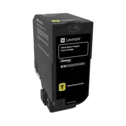 ORIGINAL LEXMARK 74C0H40 Toner-Kit gelb 12.000 Seiten