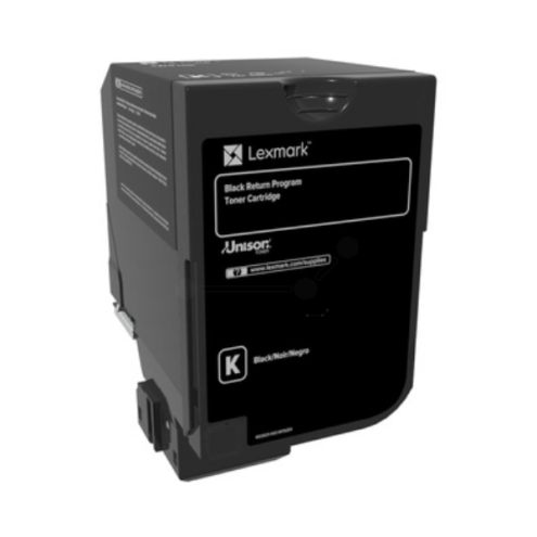 ORIGINAL LEXMARK 74C0H10 Toner-Kit schwarz 12.000 Seiten