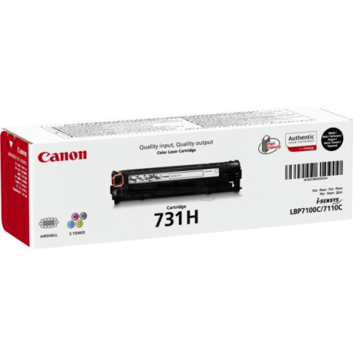 ORIGINAL CANON 731H Tonerkartusche schwarz 2.400 Seiten (6273 B 002)
