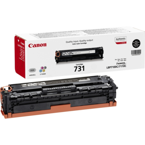 ORIGINAL CANON 731BK Tonerkartusche schwarz 1.400 Seiten (6272 B 002)