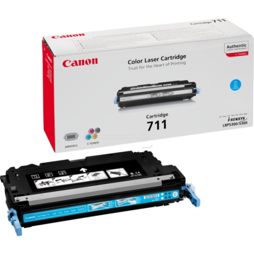 ORIGINAL CANON 711C Tonerkartusche cyan 6.000 Seiten (1659 B 002)