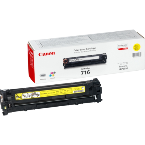 ORIGINAL CANON 716Y Tonerkartusche gelb 1.500 Seiten/5% (1977 B 002)