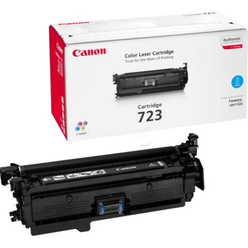 ORIGINAL CANON 723C Tonerkartusche cyan 8.500 Seiten (2643 B 002)