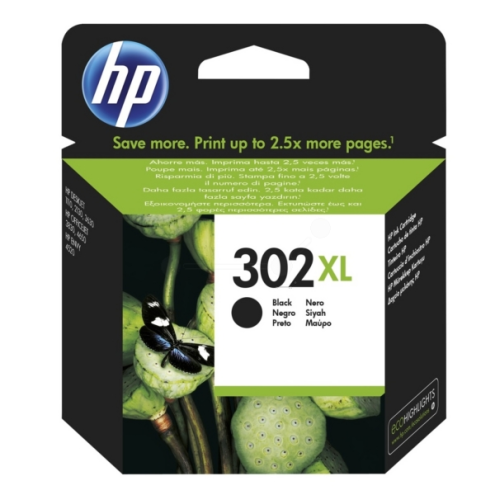 ORIGINAL HP 302XL Druckkopfpatrone schwarz High-Capacity 430 Seiten, 8,50 ml (F6U68AE)