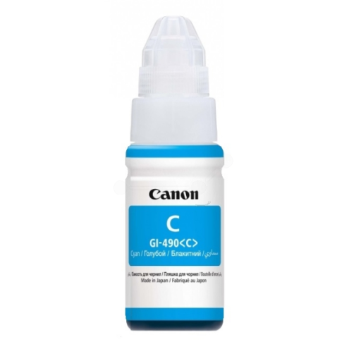 ORIGINAL CANON GI490C Tintenflasche cyan 7.000 Seiten, 70,00 ml (0664 C 001)