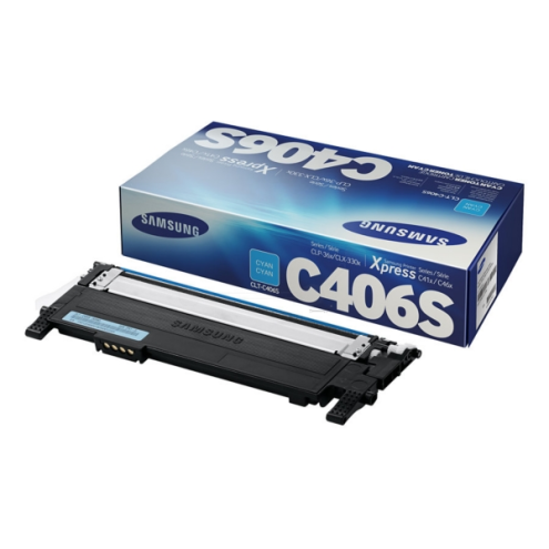 ORIGINAL HP CLTC406S Toner cyan 1.000 Seiten (ST 984 A)