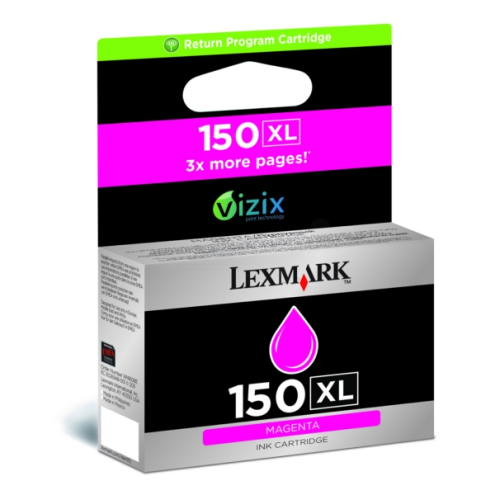 ORIGINAL LEXMARK 150XL Tintenpatrone magenta High-Capacity return program 700 Seiten (14N1616E)