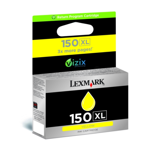 ORIGINAL LEXMARK 150XL Tintenpatrone gelb High-Capacity return program 700 Seiten (14N1618E)