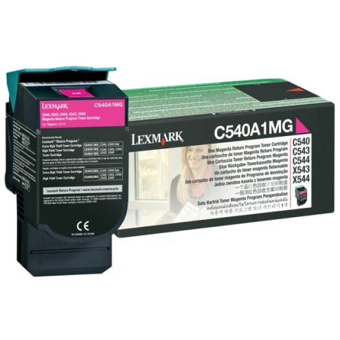 ORIGINAL LEXMARK C540A1MG Toner magenta return program 1.000 Seiten