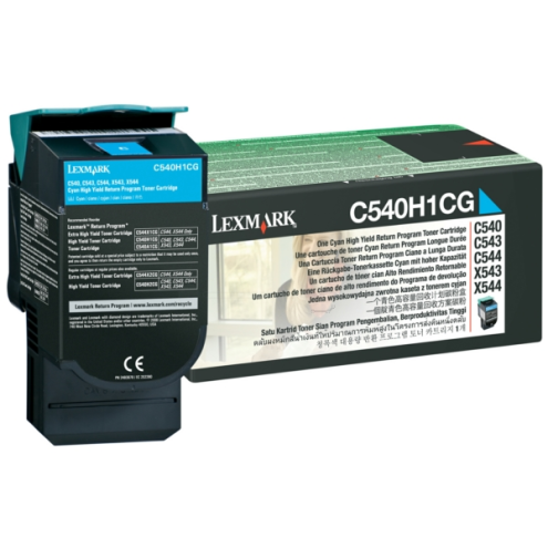ORIGINAL LEXMARK C540H1CG Toner cyan return program 2.000 Seiten