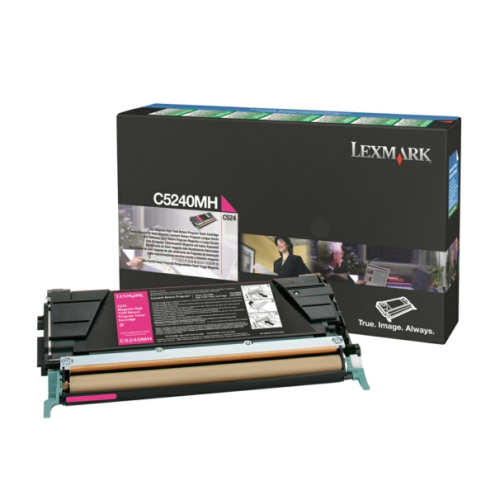 ORIGINAL LEXMARK C5240MH Toner-Kit magenta High-Capacity return program 5.000 Seiten/5%
