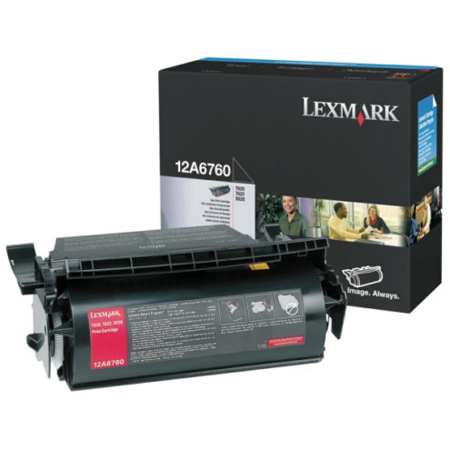 ORIGINAL LEXMARK 12A6760 Tonerkartusche schwarz 10.000 Seiten