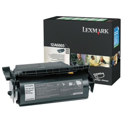 ORIGINAL LEXMARK 12A6865 Tonerkartusche schwarz return program 30.000 Seiten