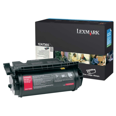 ORIGINAL LEXMARK 12A7365 Tonerkartusche schwarz extra High-Capacity 32.000 Seiten/5%