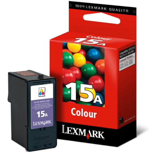 ORIGINAL LEXMARK 15 Druckkopfpatrone color return program 150 Seiten (18C2110E)