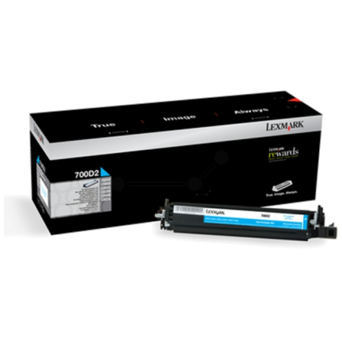 ORIGINAL LEXMARK 700D2 Entwicklereinheit cyan 40.000 Seiten (70C0D20)
