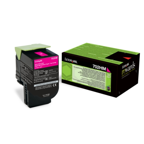 ORIGINAL LEXMARK 702HM Toner-Kit magenta return program 3.000 Seiten (70C2HM0)