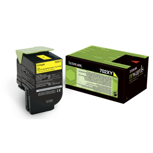 ORIGINAL LEXMARK 702XY Toner-Kit gelb extra High-Capacity return program 4.000 Seiten (70C2XY0)