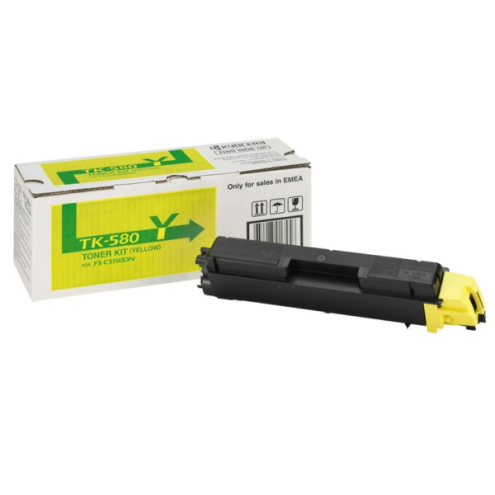 ORIGINAL KYOCERA TK580Y Toner gelb 2.800 Seiten (1T02KTANL0)