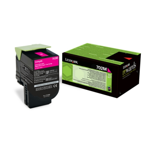 ORIGINAL LEXMARK 702M Toner-Kit magenta return program 1.000 Seiten (70C20M0)