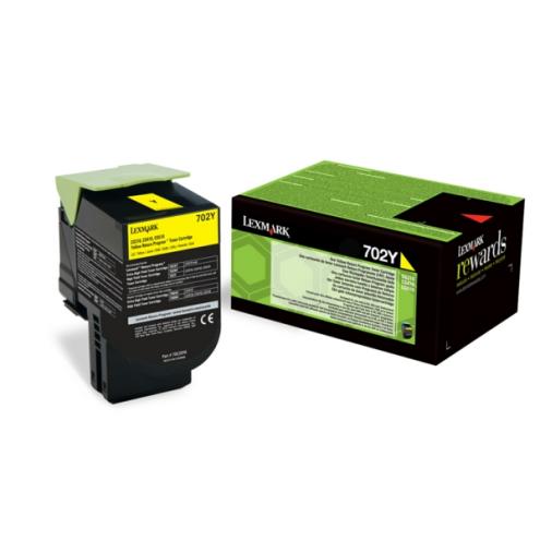 ORIGINAL LEXMARK 702Y Toner-Kit gelb return program 1.000 Seiten (70C20Y0)