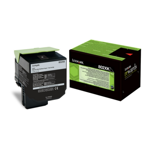 ORIGINAL LEXMARK 802XK Toner-Kit schwarz extra High-Capacity return program 8.000 Seiten (80C2XK0)