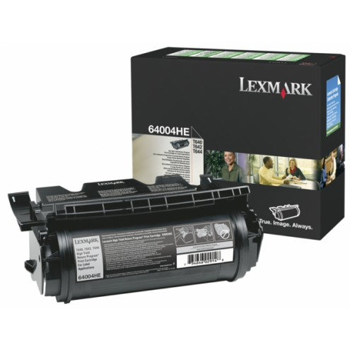 ORIGINAL LEXMARK 64004HE Tonerkartusche schwarz return program f?r Etiketten 21.000 Seiten