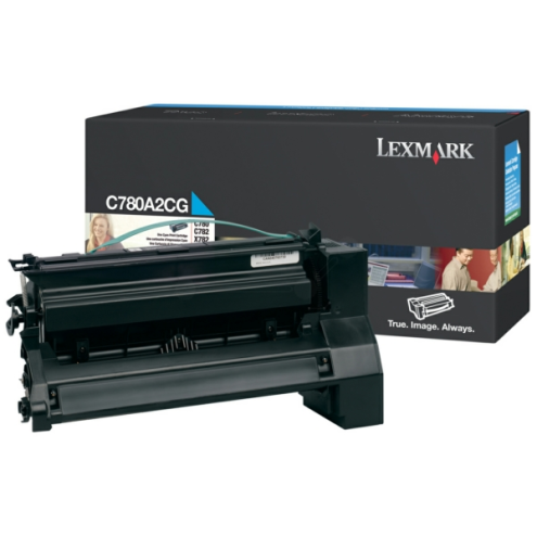 ORIGINAL LEXMARK C780A2CG Tonerkartusche cyan 6.000 Seiten/5%