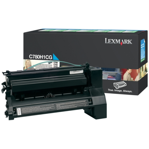 ORIGINAL LEXMARK C780H1CG Tonerkartusche cyan return program 10.000 Seiten/5%