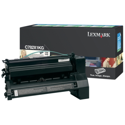 ORIGINAL LEXMARK C782X1KG Tonerkartusche schwarz return program 15.000 Seiten