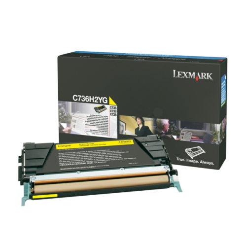 ORIGINAL LEXMARK C736H2YG Toner-Kit gelb 10.000 Seiten/5%