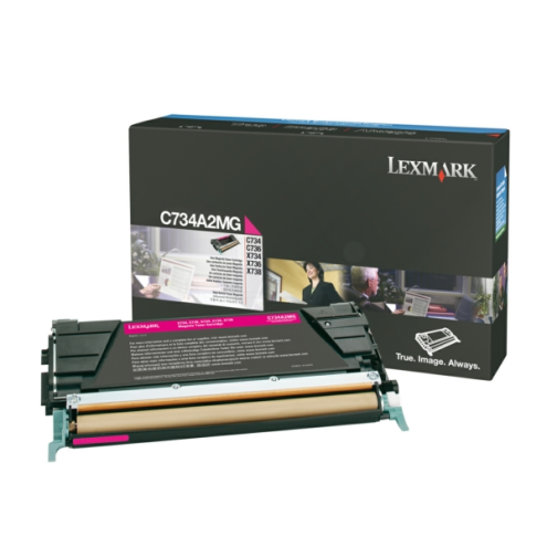 ORIGINAL LEXMARK C734A2MG Toner-Kit magenta 6.000 Seiten/5%
