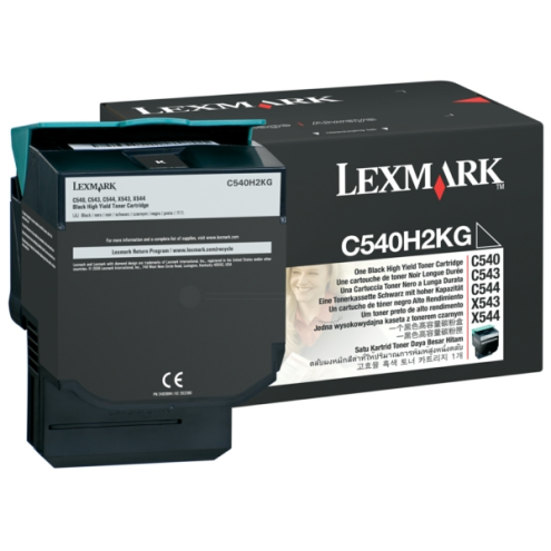 ORIGINAL LEXMARK C540H2KG Toner schwarz 2.500 Seiten