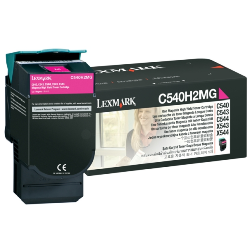 ORIGINAL LEXMARK C540H2MG Toner magenta 2.000 Seiten