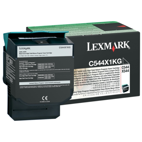 ORIGINAL LEXMARK C544X1KG Toner schwarz extra High-Capacity return program 6.000 Seiten