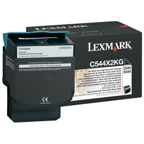 ORIGINAL LEXMARK C544X2KG Toner schwarz extra High-Capacity 6.000 Seiten