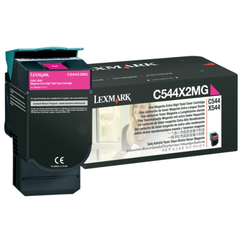 ORIGINAL LEXMARK C544X2MG Toner magenta 4.000 Seiten