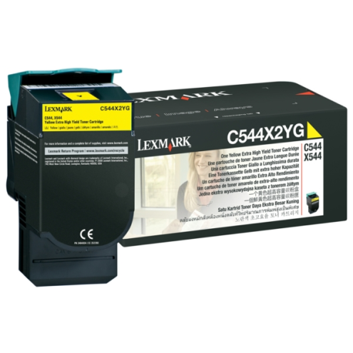 ORIGINAL LEXMARK C544X2YG Toner gelb 4.000 Seiten