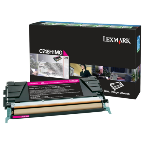 ORIGINAL LEXMARK C748H1MG Tonerkartusche magenta return program 10.000 Seiten