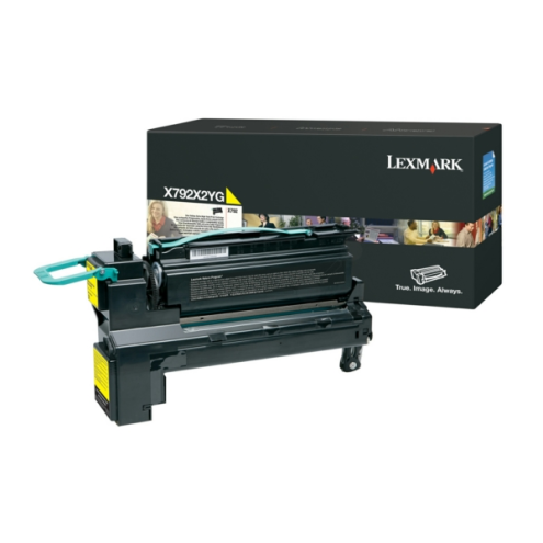 ORIGINAL LEXMARK X792X2YG Tonerkartusche gelb extra High-Capacity 20.000 Seiten/5%
